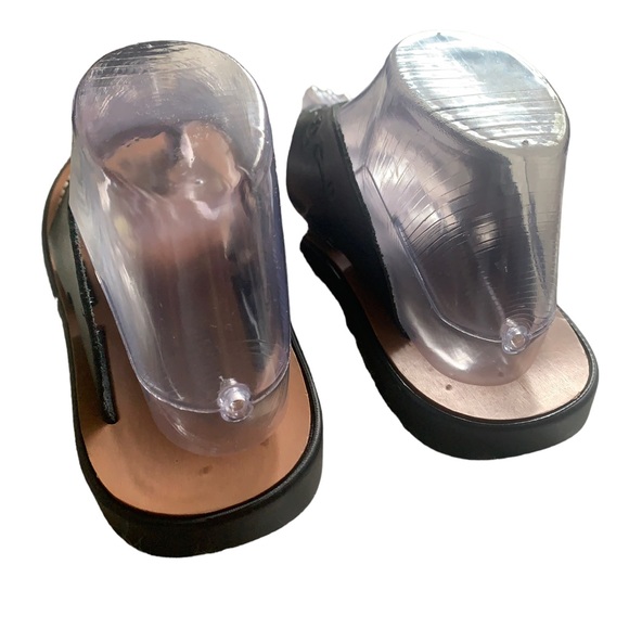 MUNRO SPORT Women’s Black Leather Thong Sculpted Collection Size 7 - Picture 7 of 13